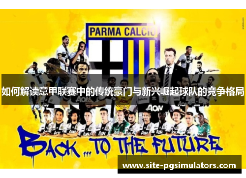 如何解读意甲联赛中的传统豪门与新兴崛起球队的竞争格局